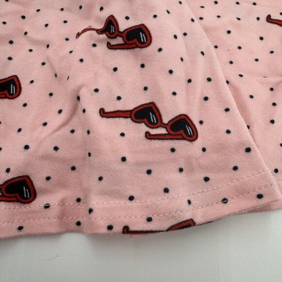 Dot Dot Smile Girl's Empire Waist Dress 5-6 NWT Short Sleeve Heart Sunglasses - Picture 3 of 5